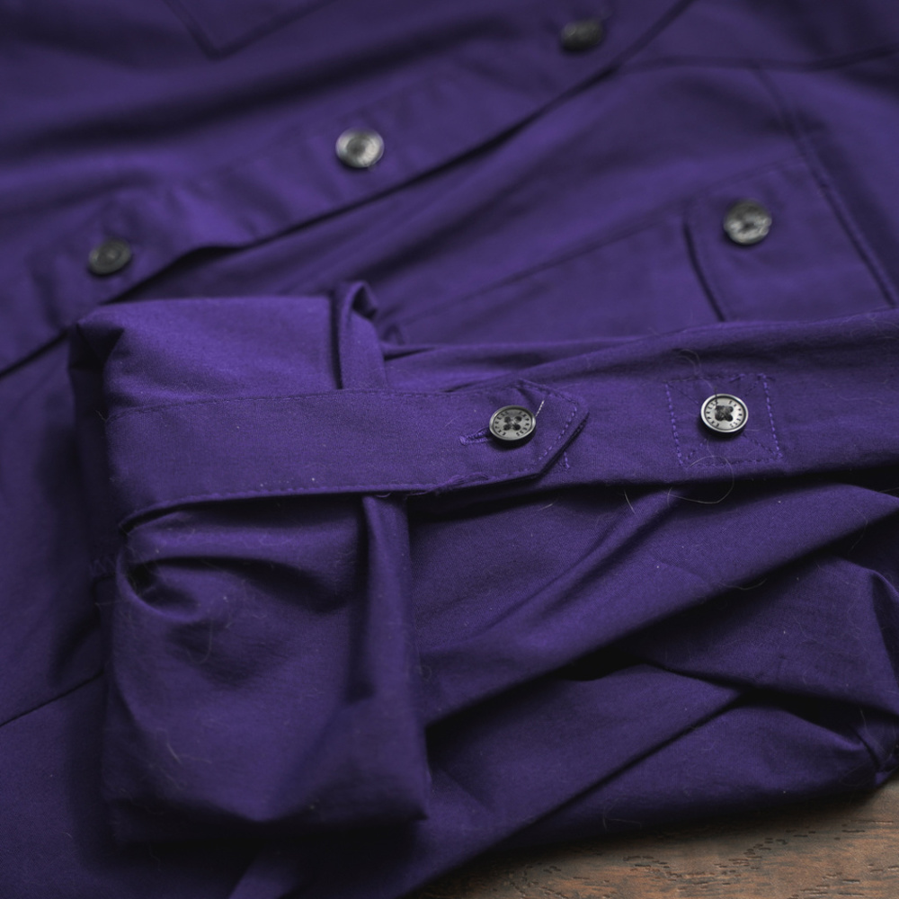 🆕️ EXPRESS: NWT Essentials Purple Leopard Shirt - Picture 4 of 7
